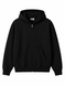 Men's black zip-up hoodie size S