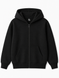 Children's black zip-up hoodie size 92