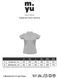 Women's white polo shirt size S