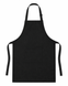 Apron black, size universal